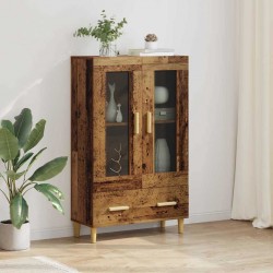 Sonata H Висок шкаф Старо дърво 70 x 31 x 115 см Инженерно дърво - Corpuri, vitrine, biblioteci modulare