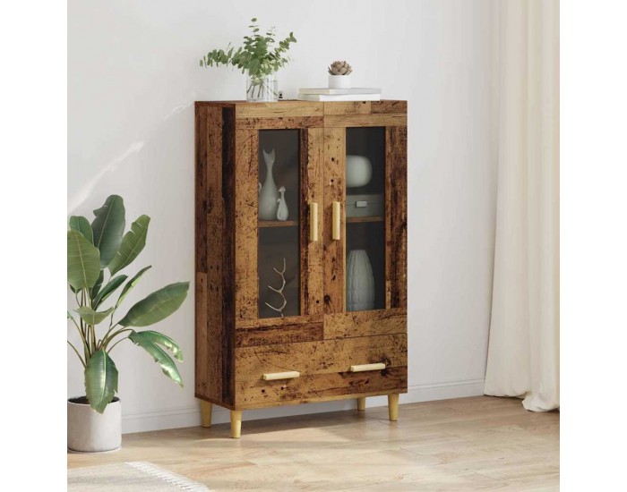 Sonata H Висок шкаф Старо дърво 70 x 31 x 115 см Инженерно дърво