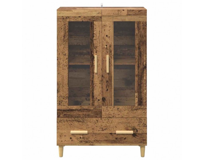 Sonata H Висок шкаф Старо дърво 70 x 31 x 115 см Инженерно дърво