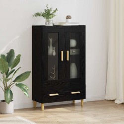 Sonata H Висок шкаф Черния дъб 70 x 31 x 115 см Инженерно дърво - Corpuri, vitrine, biblioteci modulare