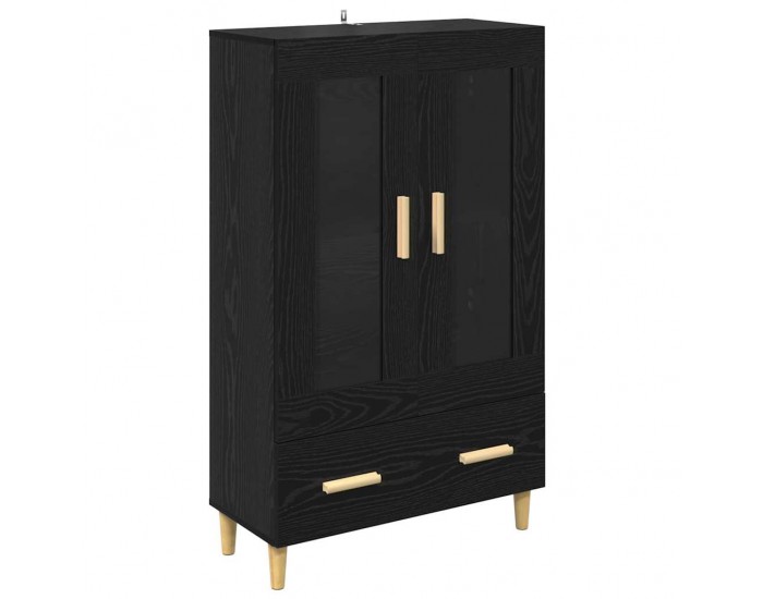 Sonata H Висок шкаф Черния дъб 70 x 31 x 115 см Инженерно дърво