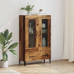 Sonata H Висок шкаф с чекмедже Старо дърво 70 x 31 x 115 см - Corpuri, vitrine, biblioteci modulare
