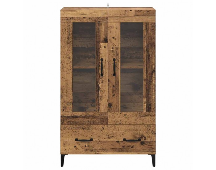 Sonata H Висок шкаф с чекмедже Старо дърво 70 x 31 x 115 см