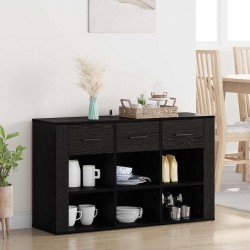 Sonata H Служебен шкаф Черния дъб 100 x 30 x 59,5 см Инженерно дърво - Corpuri, vitrine, biblioteci modulare