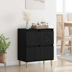 Sonata Bufet Stejar Negru 60 x 35 x 70 cm Lemn prelucrat