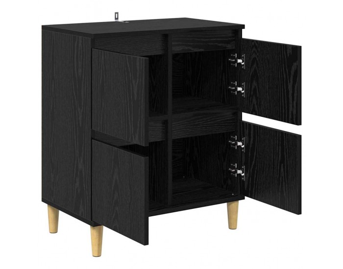 Sonata Bufet Stejar Negru 60 x 35 x 70 cm Lemn prelucrat