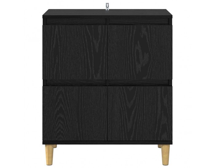 Sonata Bufet Stejar Negru 60 x 35 x 70 cm Lemn prelucrat