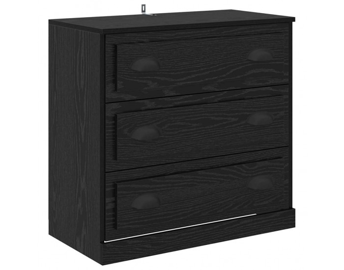 Sonata H Служебен шкаф Черния дъб 70 x 35,5 x 67,5 см Инженерно дърво