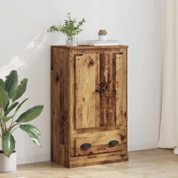 Sonata H Висок шкаф Старо дърво 60 x 35,5 x 103,5 см Инженерно дърво - Corpuri, vitrine, biblioteci modulare