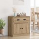 Sonata H Висок шкаф с чекмедже Дъб 70 x 35,5 x 67,5 см Инженерно дърво