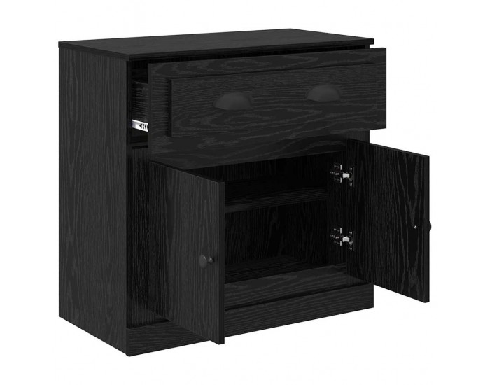 Sonata H Висок шкаф Черния дъб 70 x 35,5 x 67,5 см Инженерно дърво