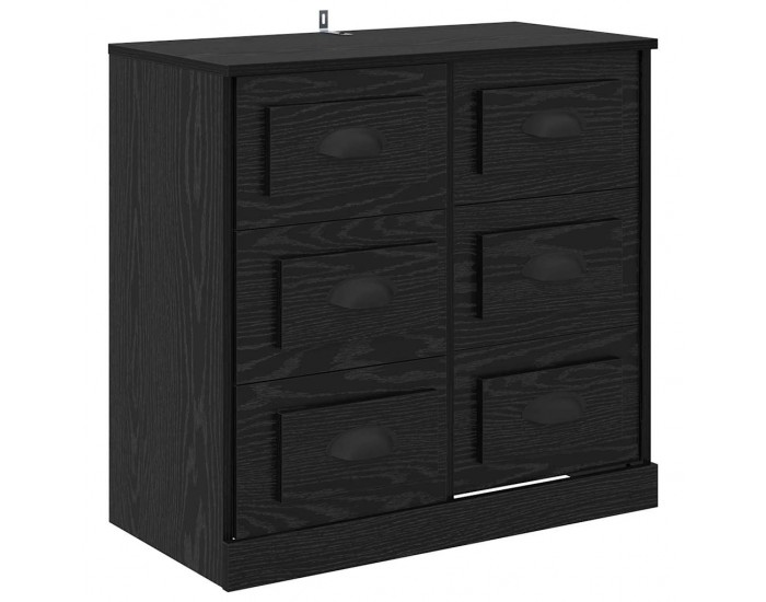 Sonata H Служебен шкаф Черния дъб 70 x 35,5 x 67,5 см Инженерно дърво