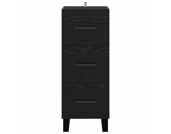 Sonata H Служебен шкаф с чекмедже Черния дъб 34,5 x 34 x 90 см
