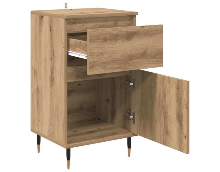 Sonata H Служебен шкаф Дъб 40 x 35 x 70 см Инженерна дървесина и желязо