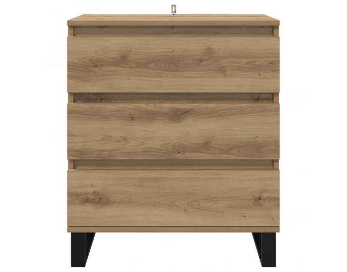 Sonata H Служебен шкаф с чекмедже Дъб 60 x 35 x 70 cm Инженерно дърво