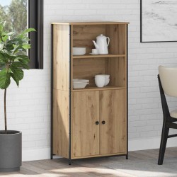 Sonata H Висок шкаф Дъб 62 x 36 x 121,5 см Инженерно дърво - Corpuri, vitrine, biblioteci modulare