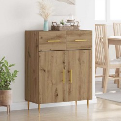 Sonata H Служебен шкаф с чекмедже Дъб 69,5 x 34 x 90 см Инженерно дърво - Corpuri, vitrine, biblioteci modulare
