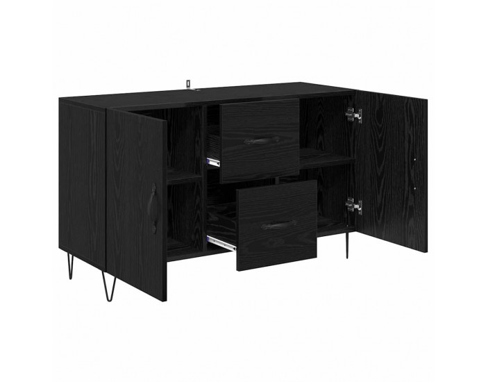 Sonata H Служебен шкаф Черния дъб 100 x 36 x 60 см Инженерно дърво
