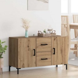Sonata H Служебен шкаф с чекмедже Дъб 100 x 36 x 60 см Инженерно дърво - Corpuri, vitrine, biblioteci modulare
