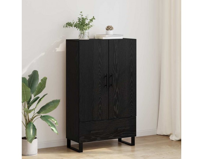 Sonata H Висок шкаф Черния дъб 69,5 x 30 x 115 см Инженерно дърво