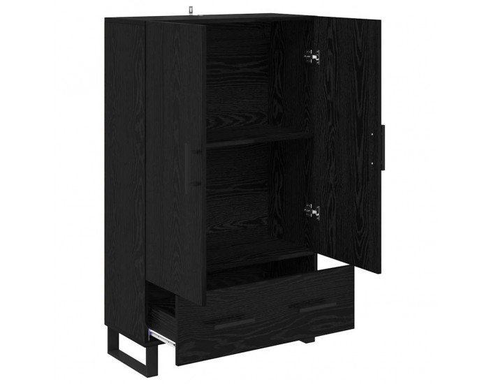 Sonata H Висок шкаф Черния дъб 69,5 x 30 x 115 см Инженерно дърво