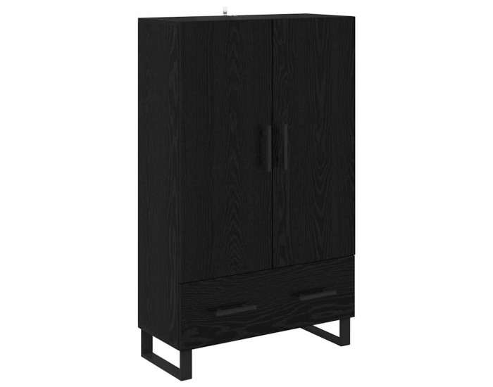 Sonata H Висок шкаф Черния дъб 69,5 x 30 x 115 см Инженерно дърво