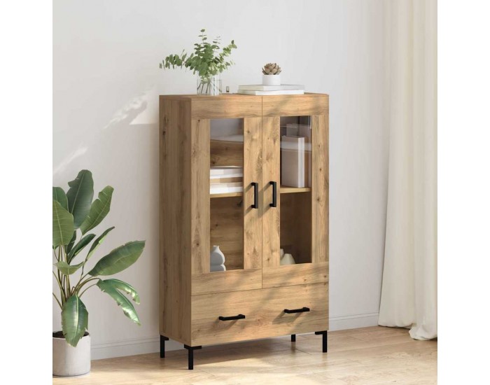 Sonata H Висок шкаф с чекмедже Дъб 69,5 x 31 x 115 см Инженерно дърво