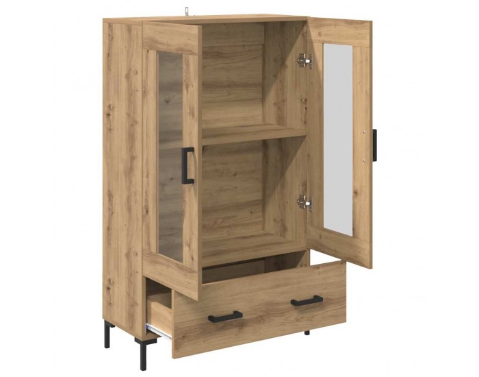 Sonata H Висок шкаф с чекмедже Дъб 69,5 x 31 x 115 см Инженерно дърво