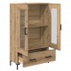 Sonata H Висок шкаф с чекмедже Дъб 69,5 x 31 x 115 см Инженерно дърво