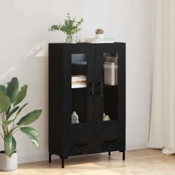 Sonata H Висок шкаф Черния дъб 69,5 x 31 x 115 см Инженерно дърво - Corpuri, vitrine, biblioteci modulare