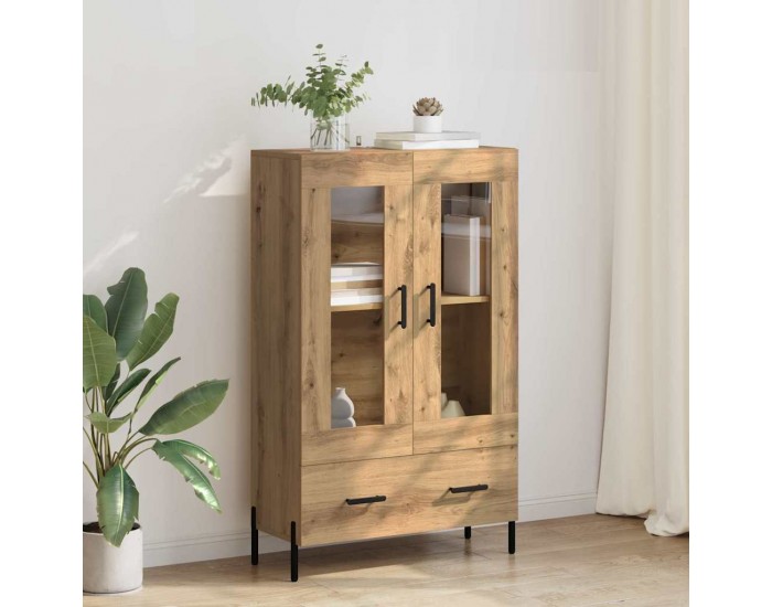 Sonata H Висок шкаф Corona Дъб 69,5 x 31 x 115 см Инженерно дърво