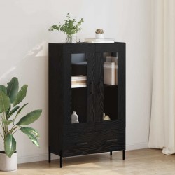 Sonata H Висок шкаф Corona Черния дъб 69,5 x 31 x 115 см Инженерно дърво - Corpuri, vitrine, biblioteci modulare