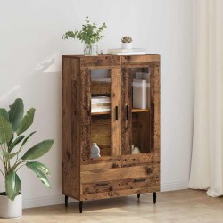 Sonata H Висок шкаф Старо дърво 69,5 x 31 x 115 см Инженерно дърво - Corpuri, vitrine, biblioteci modulare