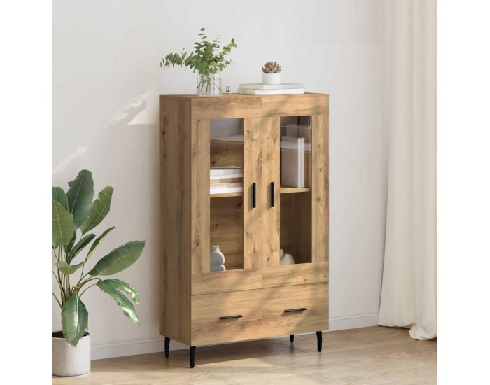 Sonata H Висок шкаф с чекмедже Дъб 69,5 x 31 x 115 см Инженерно дърво