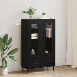 Sonata H Висок шкаф Черния дъб 69,5 x 31 x 115 см Инженерно дърво - Corpuri, vitrine, biblioteci modulare