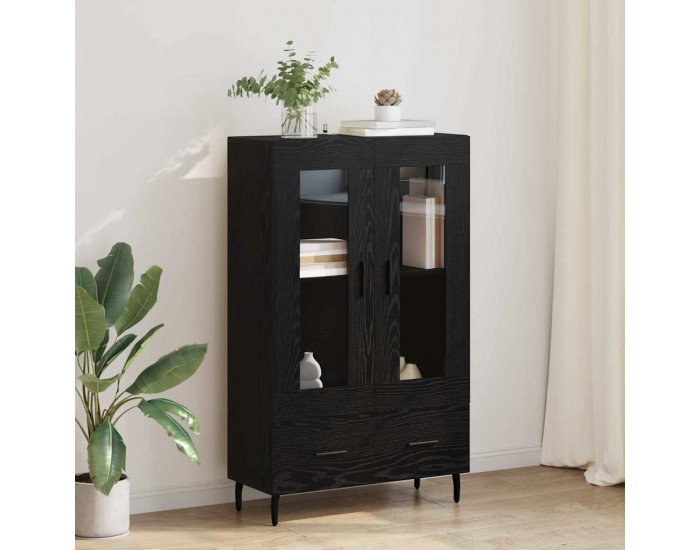 Sonata H Висок шкаф Черния дъб 69,5 x 31 x 115 см Инженерно дърво