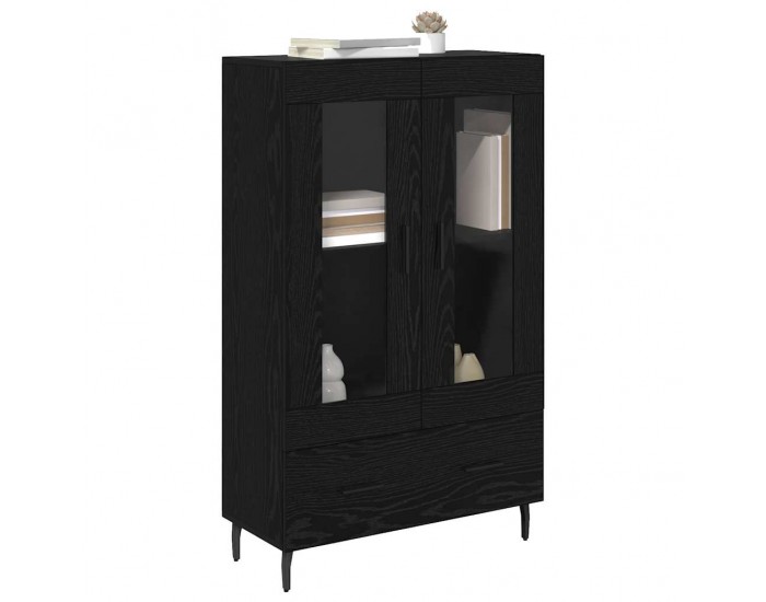 Sonata H Висок шкаф Черния дъб 69,5 x 31 x 115 см Инженерно дърво