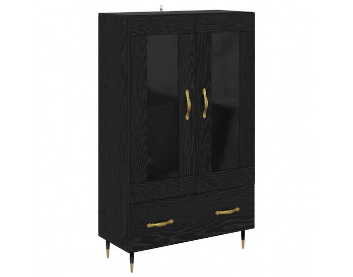 Sonata H Висок шкаф Черния дъб 69,5 x 31 x 115 см Инженерно дърво
