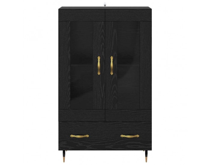 Sonata H Висок шкаф Черния дъб 69,5 x 31 x 115 см Инженерно дърво