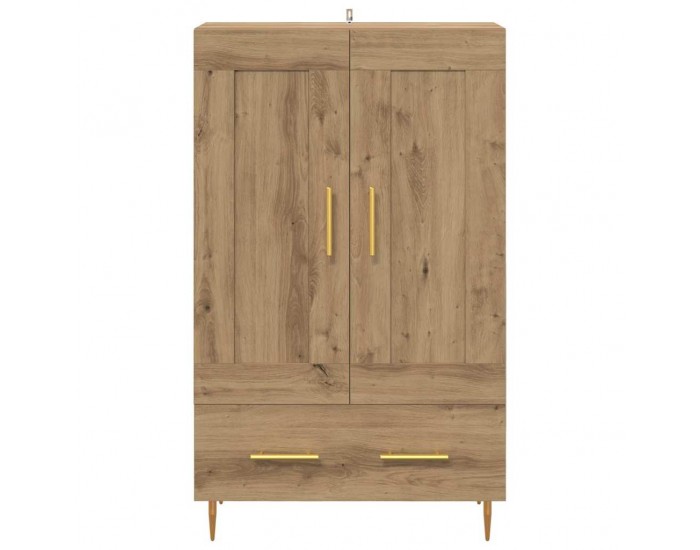 Sonata H Висок шкаф с чекмедже Дъб 69,5 x 31 x 115 см Инженерно дърво