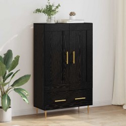 Sonata H Висок шкаф Черния дъб 69,5 x 31 x 115 см Инженерно дърво - Corpuri, vitrine, biblioteci modulare