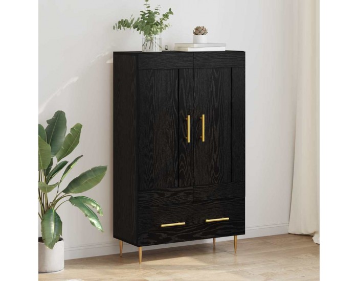 Sonata H Висок шкаф Черния дъб 69,5 x 31 x 115 см Инженерно дърво