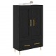 Sonata H Висок шкаф Черния дъб 69,5 x 31 x 115 см Инженерно дърво