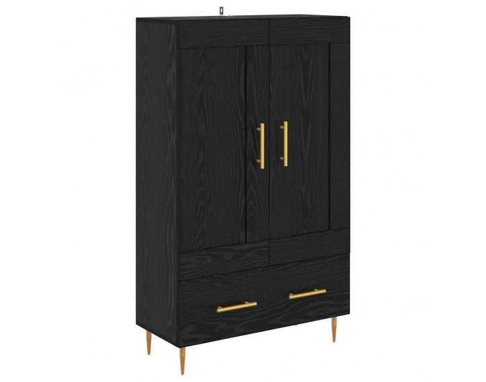 Sonata H Висок шкаф Черния дъб 69,5 x 31 x 115 см Инженерно дърво