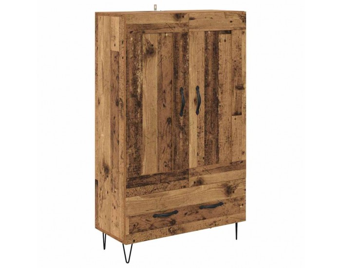 Sonata H Висок шкаф Старо дърво 69,5 x 31 x 115 см Инженерно дърво