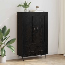 Sonata H Висок шкаф Черния дъб 69,5 x 31 x 115 см Инженерно дърво - Corpuri, vitrine, biblioteci modulare
