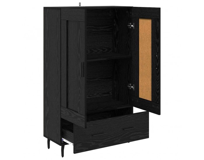 Sonata H Висок шкаф Черния дъб 69,5 x 31 x 115 см Инженерно дърво