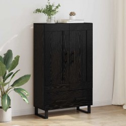 Sonata H Висок шкаф Черния дъб 69,5 x 31 x 115 см Инженерно дърво - Corpuri, vitrine, biblioteci modulare
