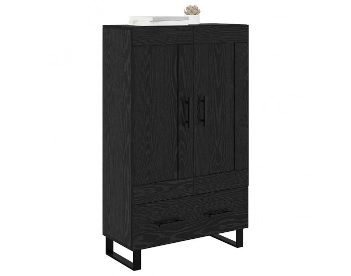 Sonata H Висок шкаф Черния дъб 69,5 x 31 x 115 см Инженерно дърво