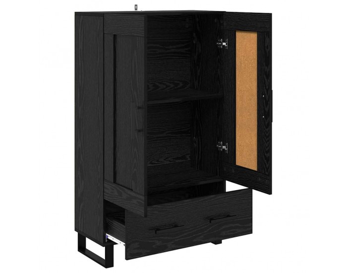 Sonata H Висок шкаф Черния дъб 69,5 x 31 x 115 см Инженерно дърво
